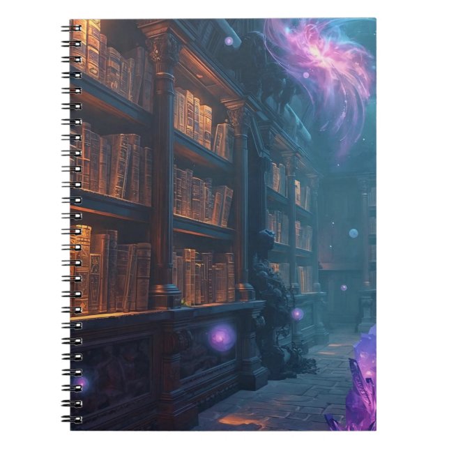 The Enchanted Library Notebook (Front)