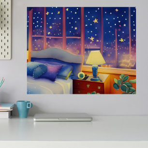 The Enchanted Night Digital Art Poster