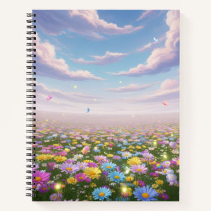 The Enchanted Pastel Meadow Notebook