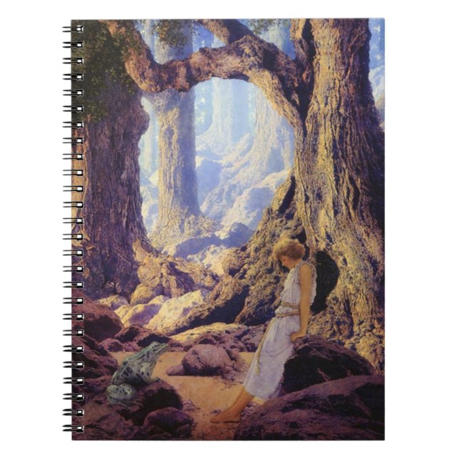 The Enchanted Prince By Maxfield Parrish Notebook (Front)