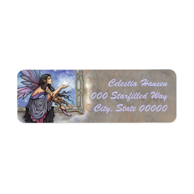 The Enchanted Window Fairy Fantasy Art Labels (Front)