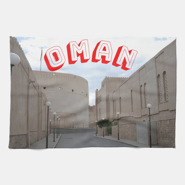 The enchanting charm of Oman Kitchen Towel (Horizontal)
