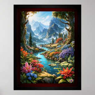 The Enchanting Land Of Kalakoff AI Art by Xzendor7 Poster