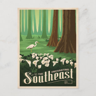 The Enchanting Southeast United States Postcard