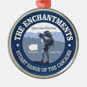 The Enchantments (rd) Metal Ornament