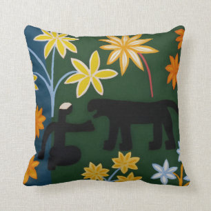 The Encounter With the Panther 2006 Throw Pillow