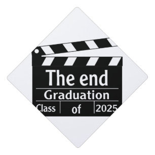 The End Graduation 2025 Cinema Graduate  Cap Topper