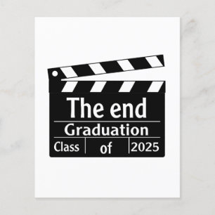 The End Graduation 2025 Cinema Graduate Flyer