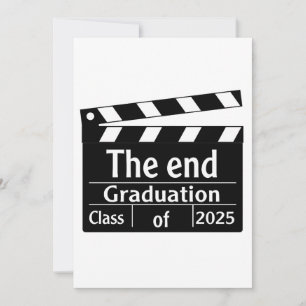 The End Graduation 2025 Cinema Graduate  Holiday Card