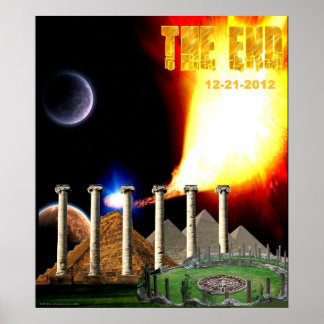 The End Mayan Calendar Poster