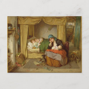 The end of a happy day postcard