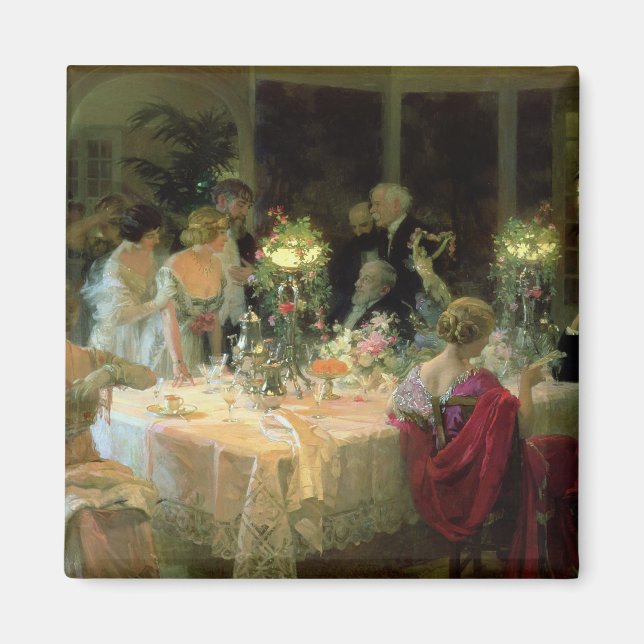 The End of Dinner, 1913 Magnet (Front)