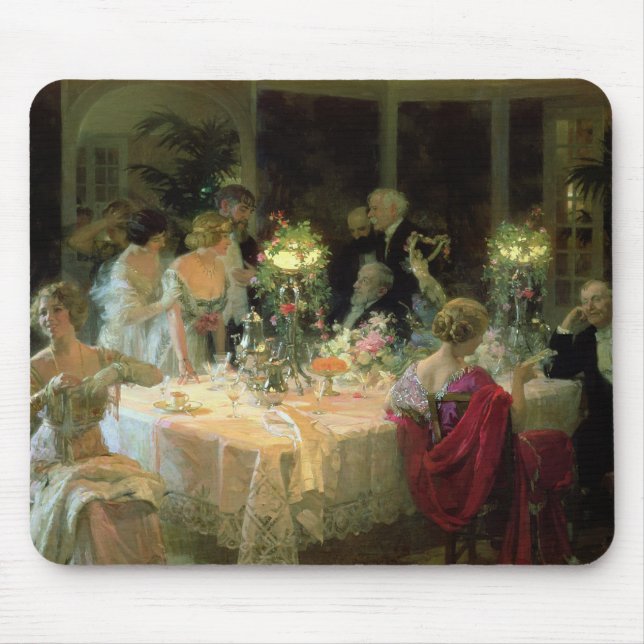 The End of Dinner, 1913 Mouse Pad (Front)