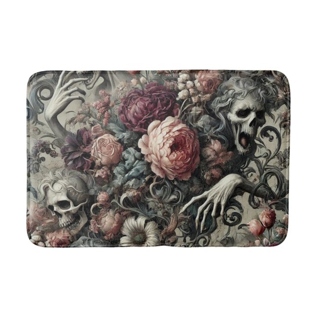 The End of Slumber – Gothic Victorian Bath Mat (Front)