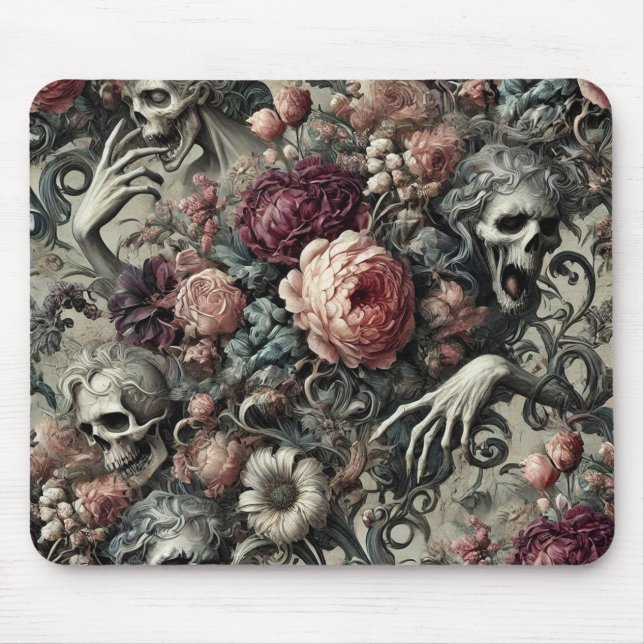 The End of Slumber – Gothic Victorian Mouse Pad (Front)