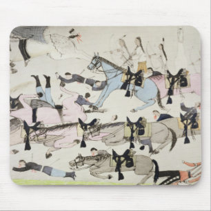 The end of the battle (ink on paper) mouse pad