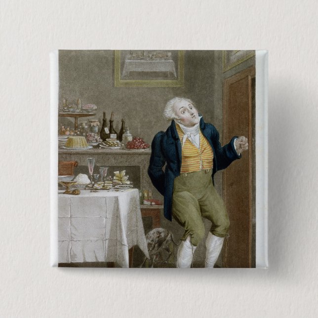 The End of the Gastronomes 2 Inch Square Button (Front)