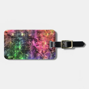 The End Of The Rainbow Bizarre Abstract Art Luggage Tag