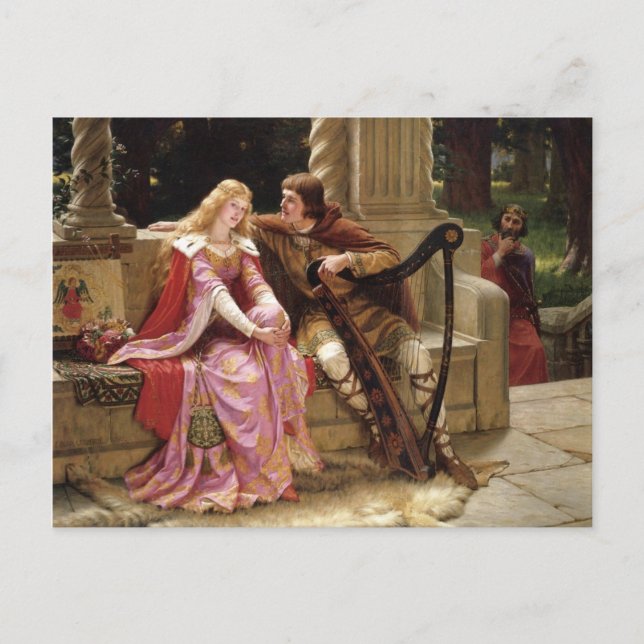 The End of the Song by Edmund Leighton, c. 1902 Postcard (Front)