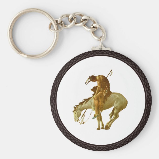 THE END OF THE TRAIL KEYCHAIN (Front)