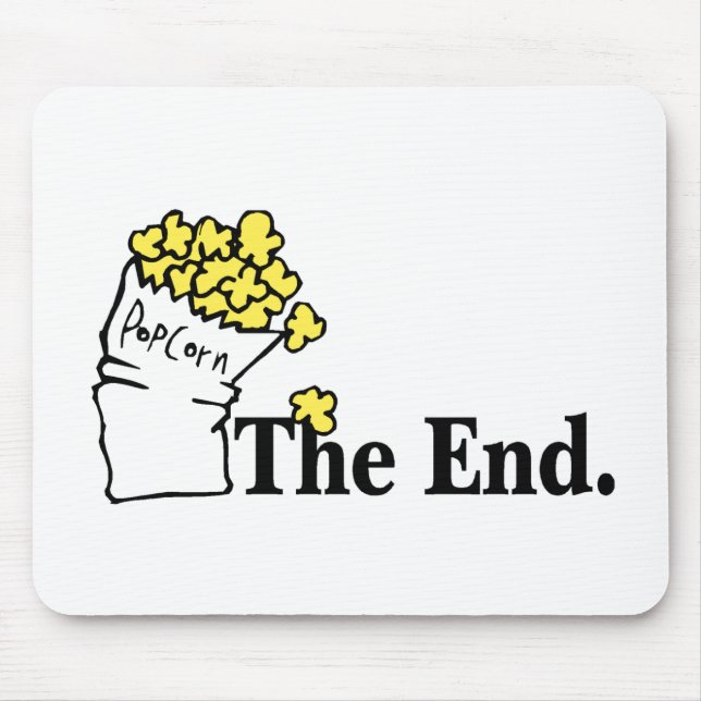 The End (Popcorn) Mouse Pad (Front)