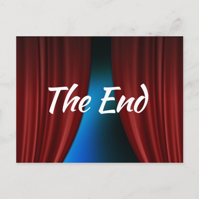The End Postcard (Front)