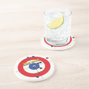 The End  Sandstone Coaster - (Red)