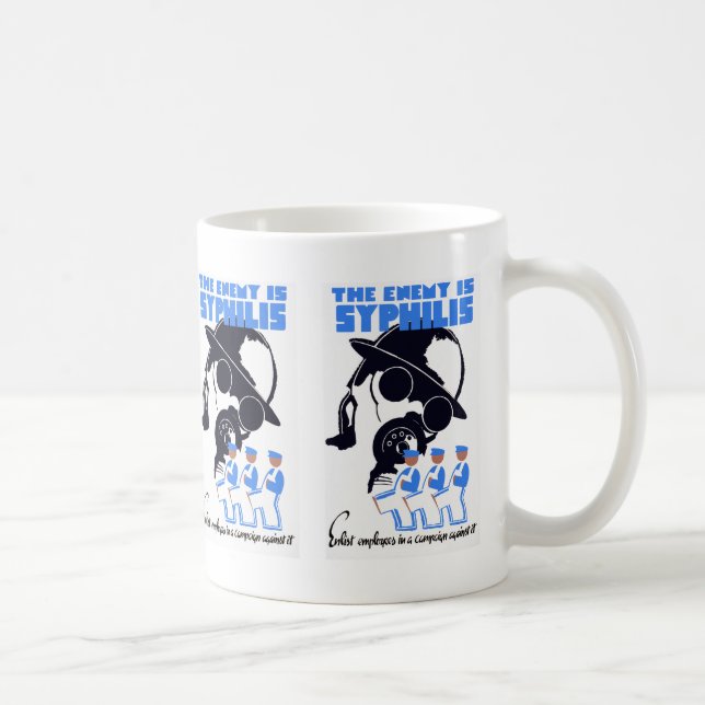 The Enemy Is Syphilis Coffee Mug (Right)
