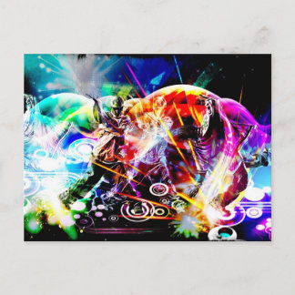 The energy of dance postcard