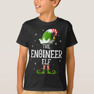 The Engineer Elf Family Matching Christmas T-Shirt