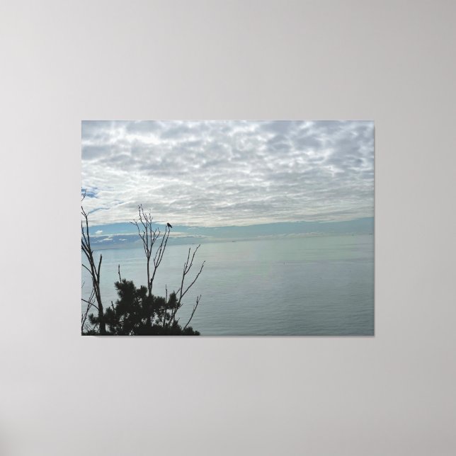 The English Channel From the Leas Folkestone Canvas Print (Front)