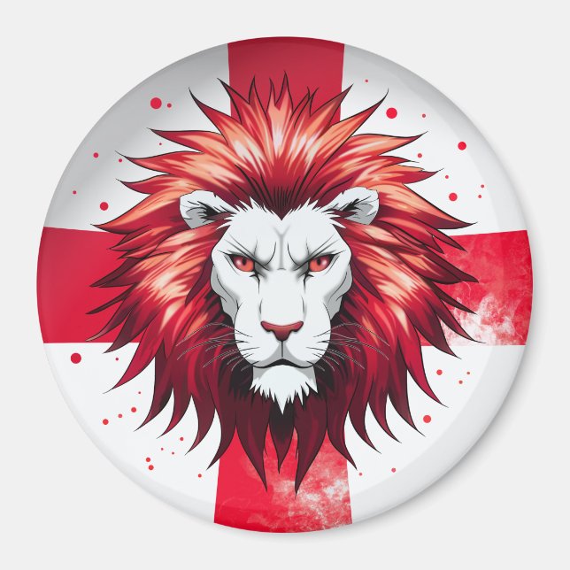 The English Lion Magnet (Front)