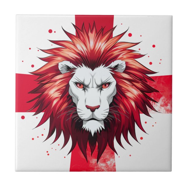 The English Lion Tile (Front)
