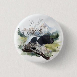 The English Pointer 1 Inch Round Button