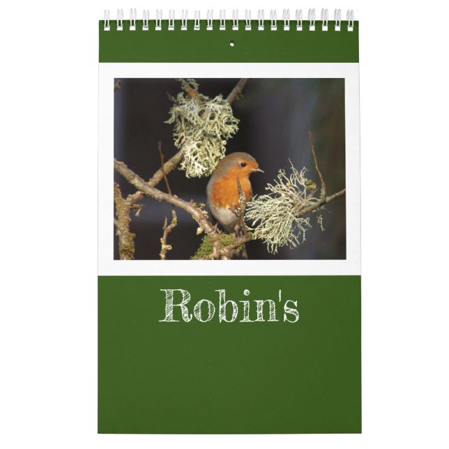 The English Robin  Calendar (Cover)