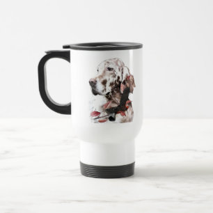 The English Setter, Passion Hunting Travel Mug
