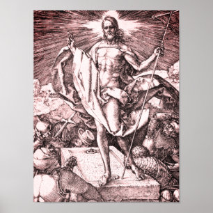 The engraved Passion series: Resurrection (No. 15) Poster