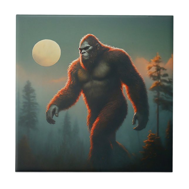 The Enigma of the Forest: Bigfoot Tile (Front)