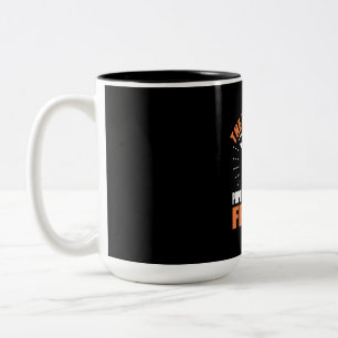 The Entire Cat Population Is My Best Friend Two-Tone Coffee Mug