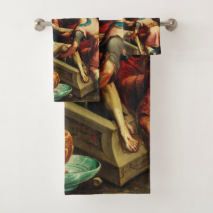 The Entombment of Christ Juan Rodríguez Juarez Bath Towel Set