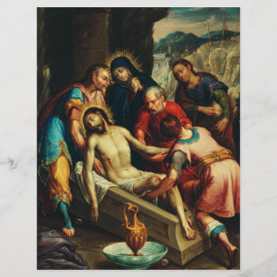 The Entombment of Christ Juan Rodríguez Juarez Flyer