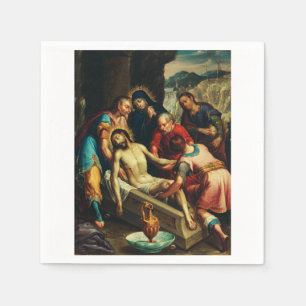 The Entombment of Christ Juan Rodríguez Juarez Napkin