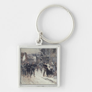 The Entrance into Belfort of the German Commander Keychain
