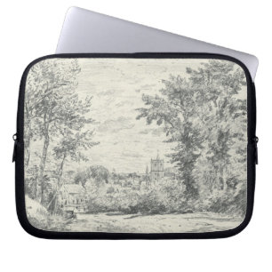 The Entrance into Gillingham, Dorset (pencil) Laptop Sleeve