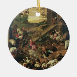 The Entrance of the Animals into the Ark Ceramic Ornament