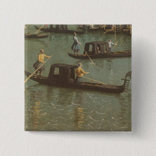 The Entrance to the Grand Canal 2 Inch Square Button