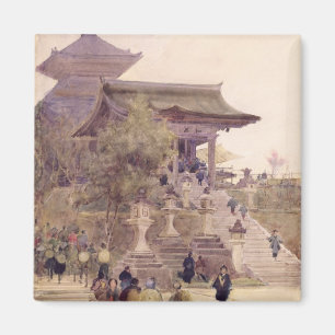 The Entrance to the Temple of Kiyomizu-Dera, Kyoto Magnet