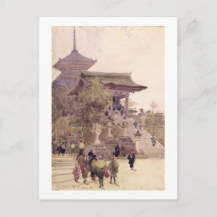 The Entrance to the Temple of Kiyomizu-Dera, Kyoto Postcard