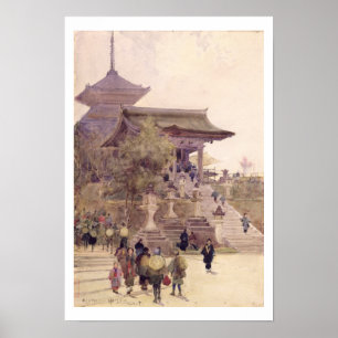 The Entrance to the Temple of Kiyomizu-Dera, Kyoto Poster