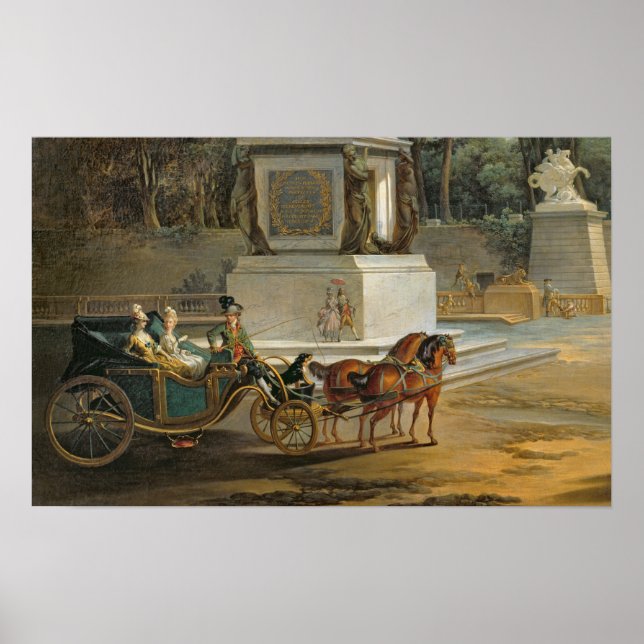 The Entrance to the Tuileries Poster (Front)